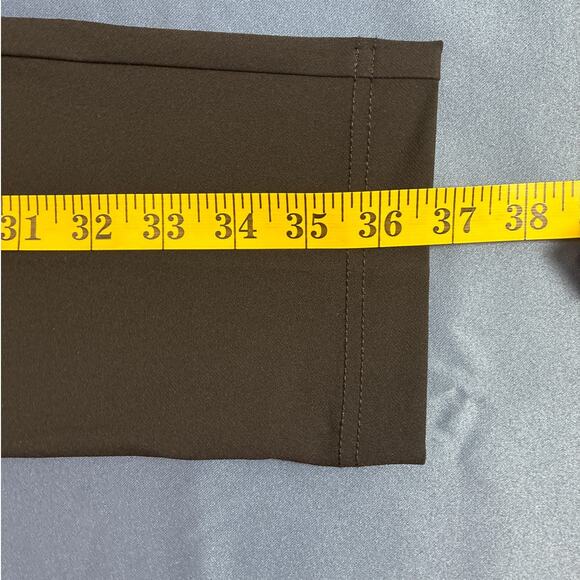 Ann Taylor Black Dress Pants Slacks Size 8 Tapered Leg Stretch Material - Picture 5 of 7